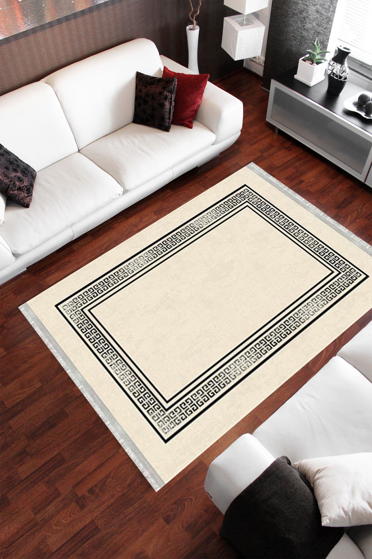 Homier Punto Quality Washable Non-Slip Base Carpet and Runner H-KS-3096A