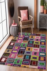 Homier Cotton Quality Washable Non-Slip Floor Rug and Floor Mat H-PW-8008A