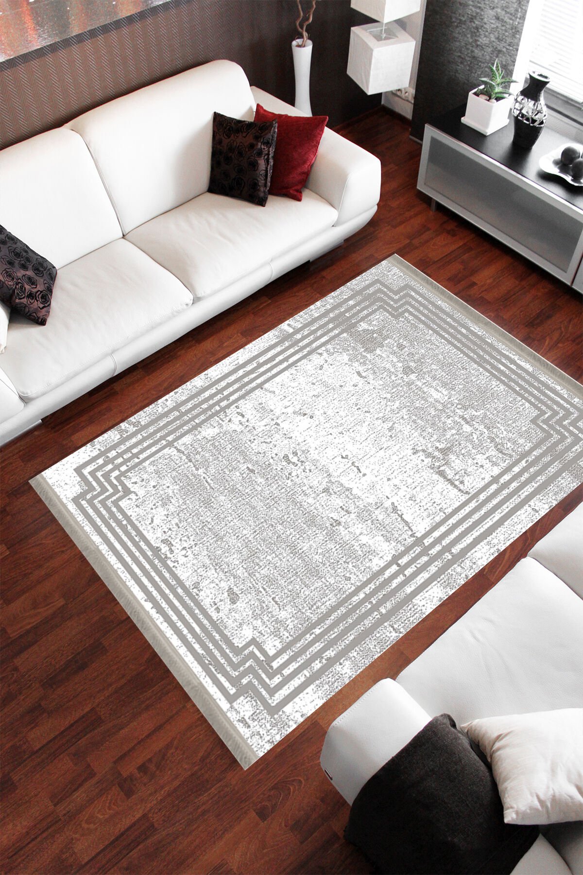 Homier Punto Quality Washable Non-Slip Base Carpet and Runner H-MD-0084A