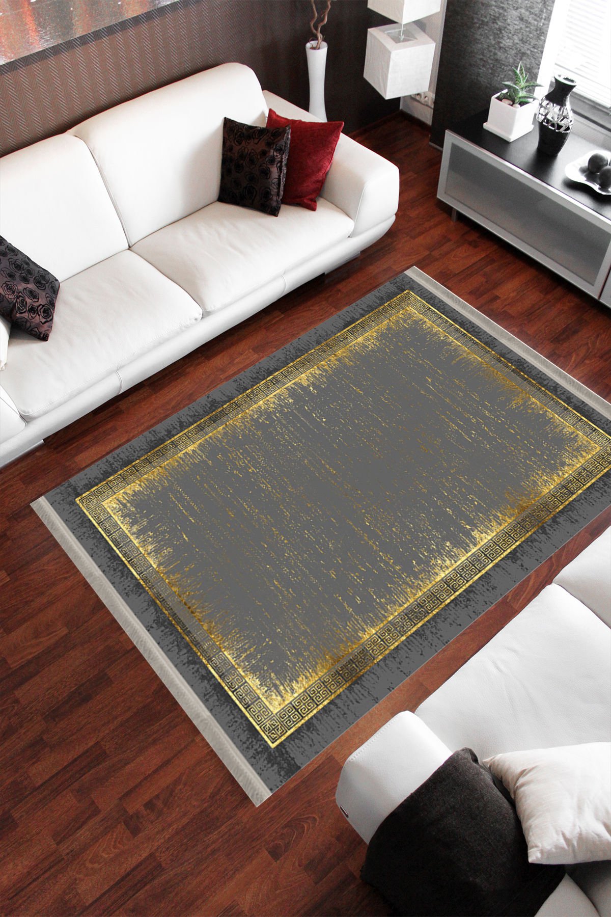 Homier Punto Quality Washable Non-Slip Base Carpet and Runner H-DK-5181A