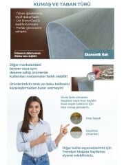 Homier Economical Washable Non-Slip Base Carpet H-MD-0191