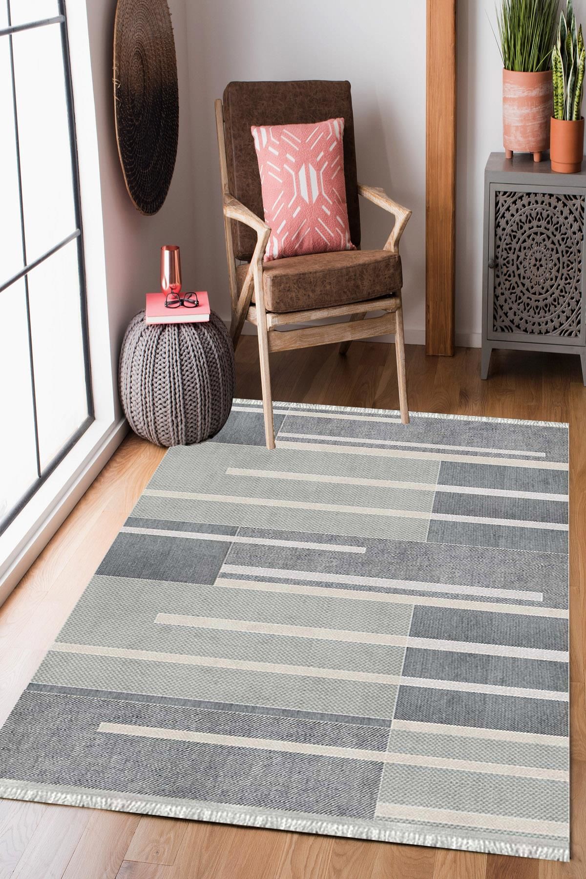 Homier Westa Quality Washable Non-Slip Floor Rug and Floor Mat H-PW-8177A