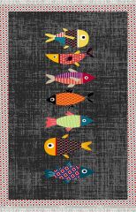 Homier Verona Quality Leather Base Washable Non-Slip Kitchen Carpet and Floor Mat H-MK-9064A