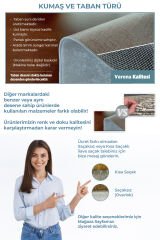 Homier Verona Quality Leather Base Washable Non-Slip Kitchen Carpet and Floor Mat H-MK-9064A