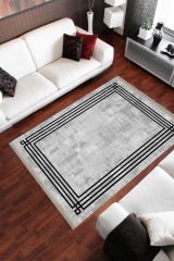 Homier Punto Quality Washable Non-Slip Base Carpet and Runner H-MD-0062A