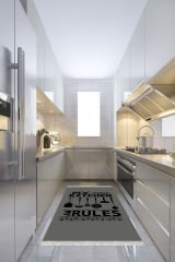 Homier Punto Quality Washable Non-Slip Base Kitchen Carpet and Floor Mat H-MK-9045A