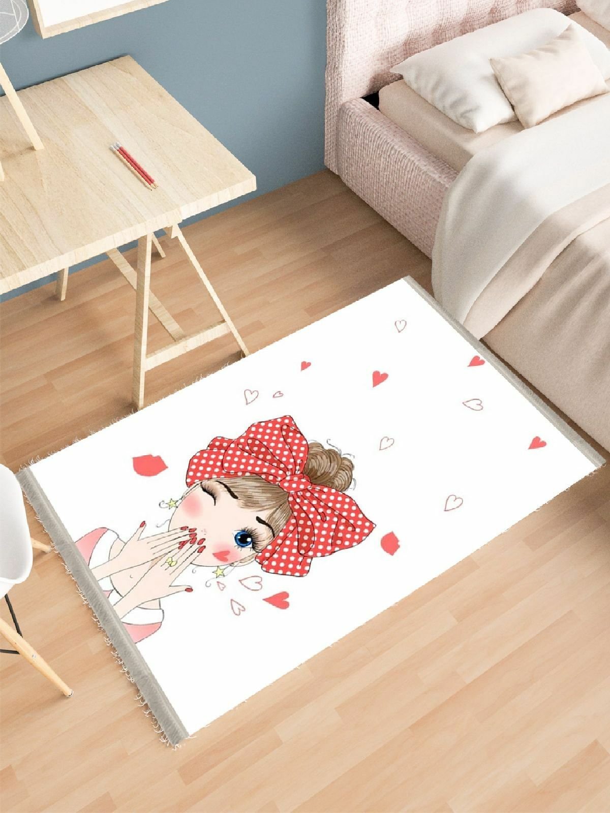 ENBE Economical Washable Non-Slip Base Carpet Children's Room E-CK-10012A