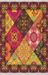 Homier Cotton Quality Washable Non-Slip Floor Rug and Floor Mat H-PW-8088C