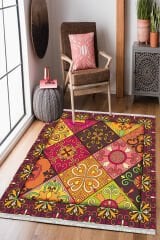 Homier Cotton Quality Washable Non-Slip Floor Rug and Floor Mat H-PW-8088C