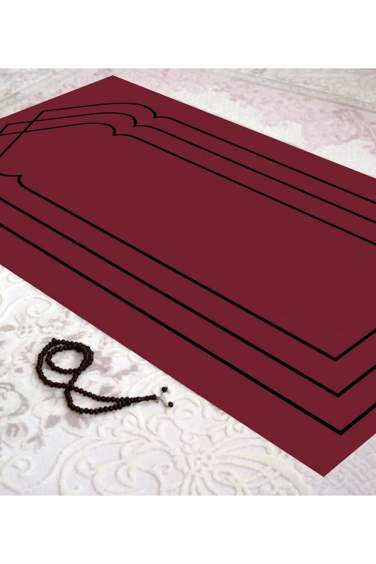 Homier Bamboo Washable Dust-Proof Prayer Rug with Overlock Stitching H-sc-11023a