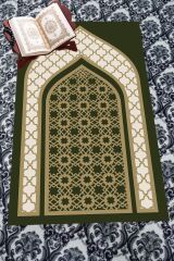 Homier Bamboo Washable Dust-Proof Prayer Rug with Overlock Stitching H-sc-11011c