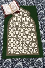 Homier Bamboo Washable Dust-Proof Prayer Rug with Overlock Stitching H-sc-11009b