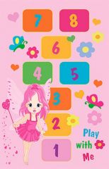 Homier Perlasoft Quality Washable Non-Slip Base Carpet Children's Room H-CK-10148A