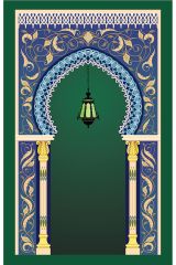 Homier Bamboo Washable Dust-Proof Prayer Rug with Overlock Stitching H-sc-11005a