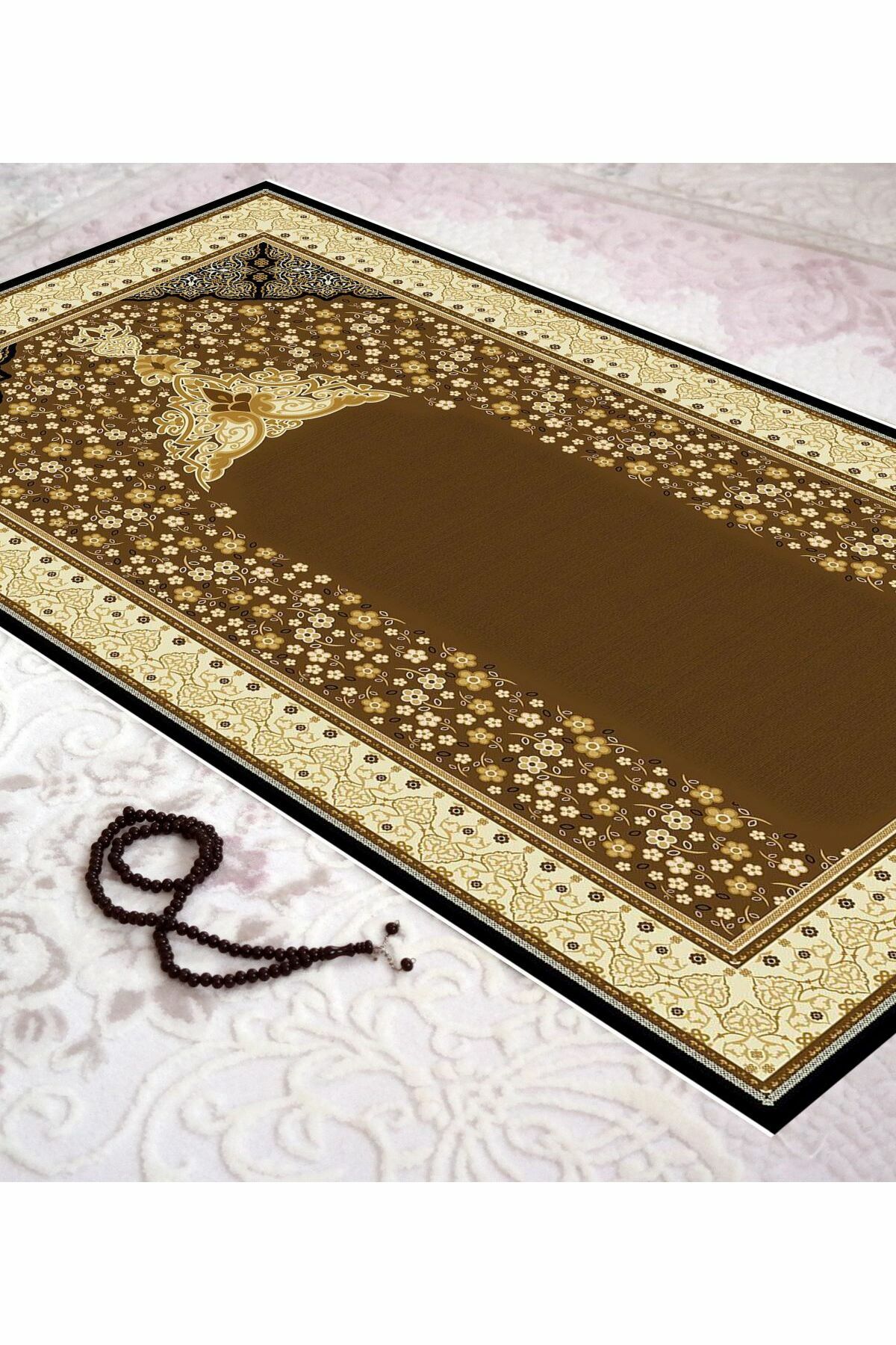 Homier Bambu Yıkanabilir Toz Tutmayan Seccade Overlok Dikişli H-sc-11006a