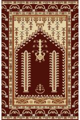 Homier Bambu Yıkanabilir Toz Tutmayan Seccade Overlok Dikişli H-sc-11008a