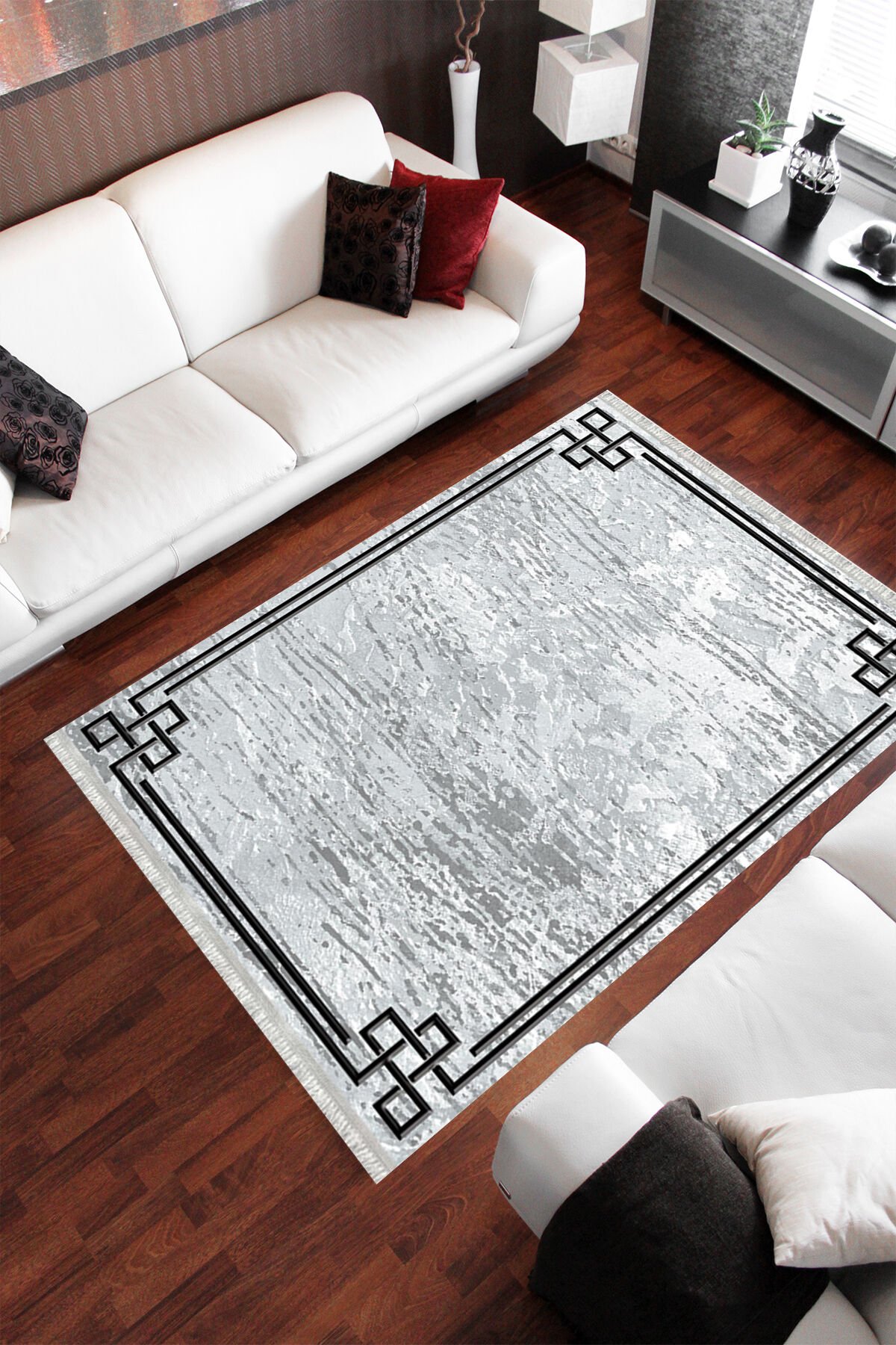 Homier Cotton Kalitesi Yıkanabilir Kaymaz Taban Kilim Ve Yolluk H-MD-0077B