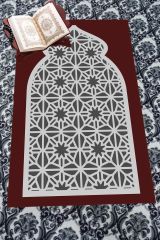 Homier Bamboo Washable Dust-Proof Prayer Rug with Overlock Stitching H-sc-11009e