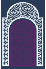 Homier Bamboo Washable Dust-Proof Prayer Rug with Overlock Stitching H-sc-11010a