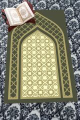 Homier Bamboo Washable Dust-Proof Prayer Rug with Overlock Stitching H-sc-11011a