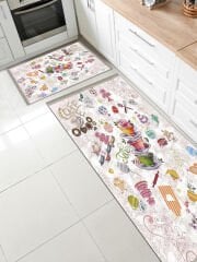 ENBE Economical Washable Non-Slip Base Kitchen Carpet E-MK-9051A