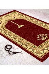 Homier Bambu Yıkanabilir Toz Tutmayan Seccade Overlok Dikişli H-sc-11016a
