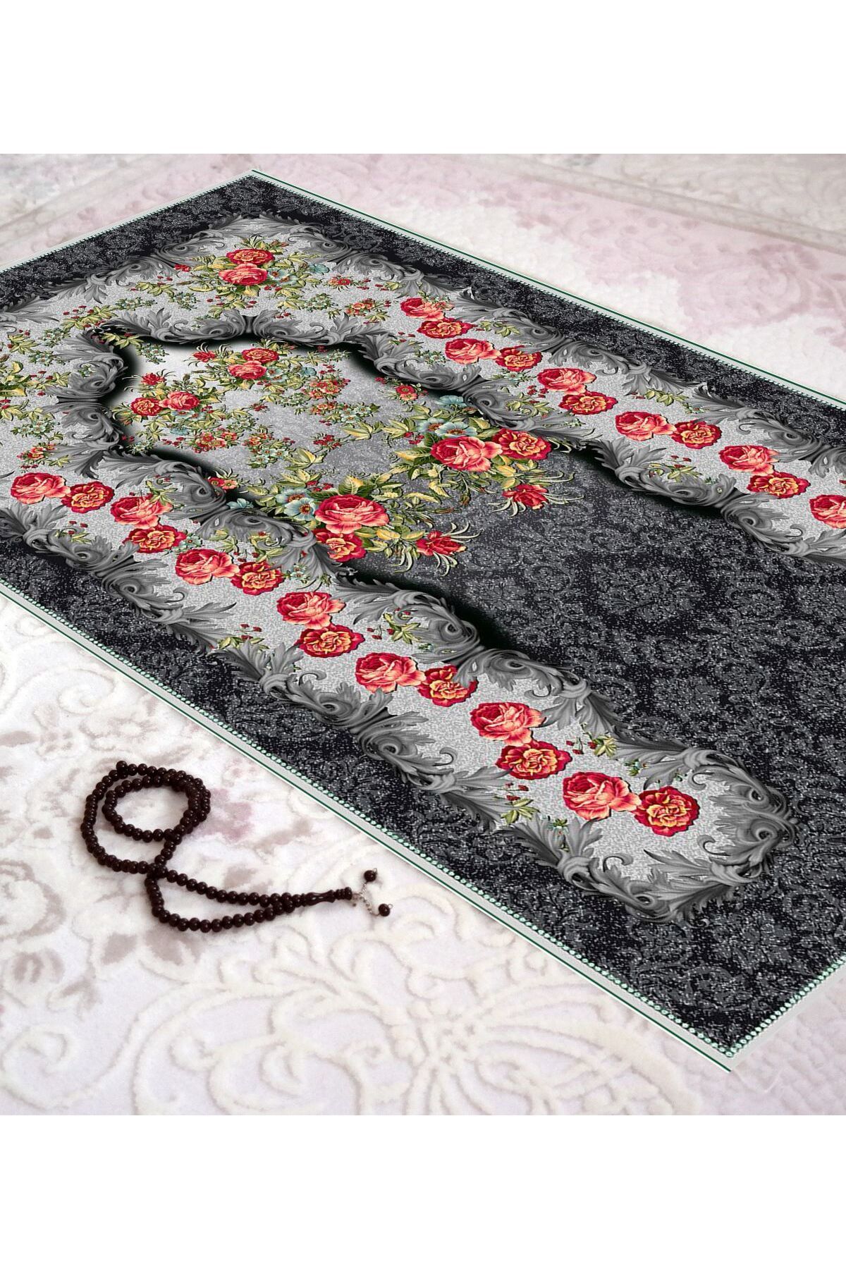 Homier Bamboo Washable Dust-Proof Prayer Rug with Overlock Stitching H-sc-11002a
