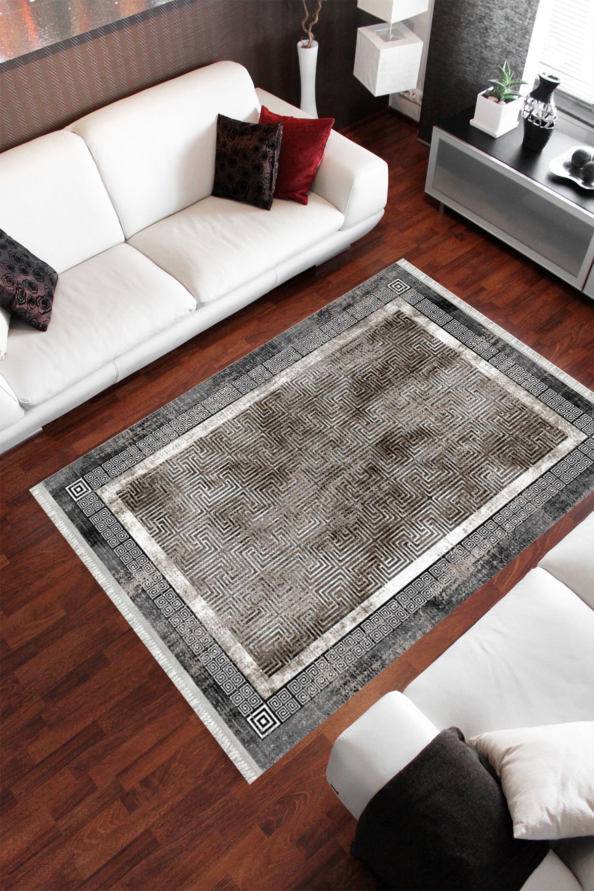 Homier Punto Quality Washable Non-Slip Base Carpet and Runner H-KS-3097A