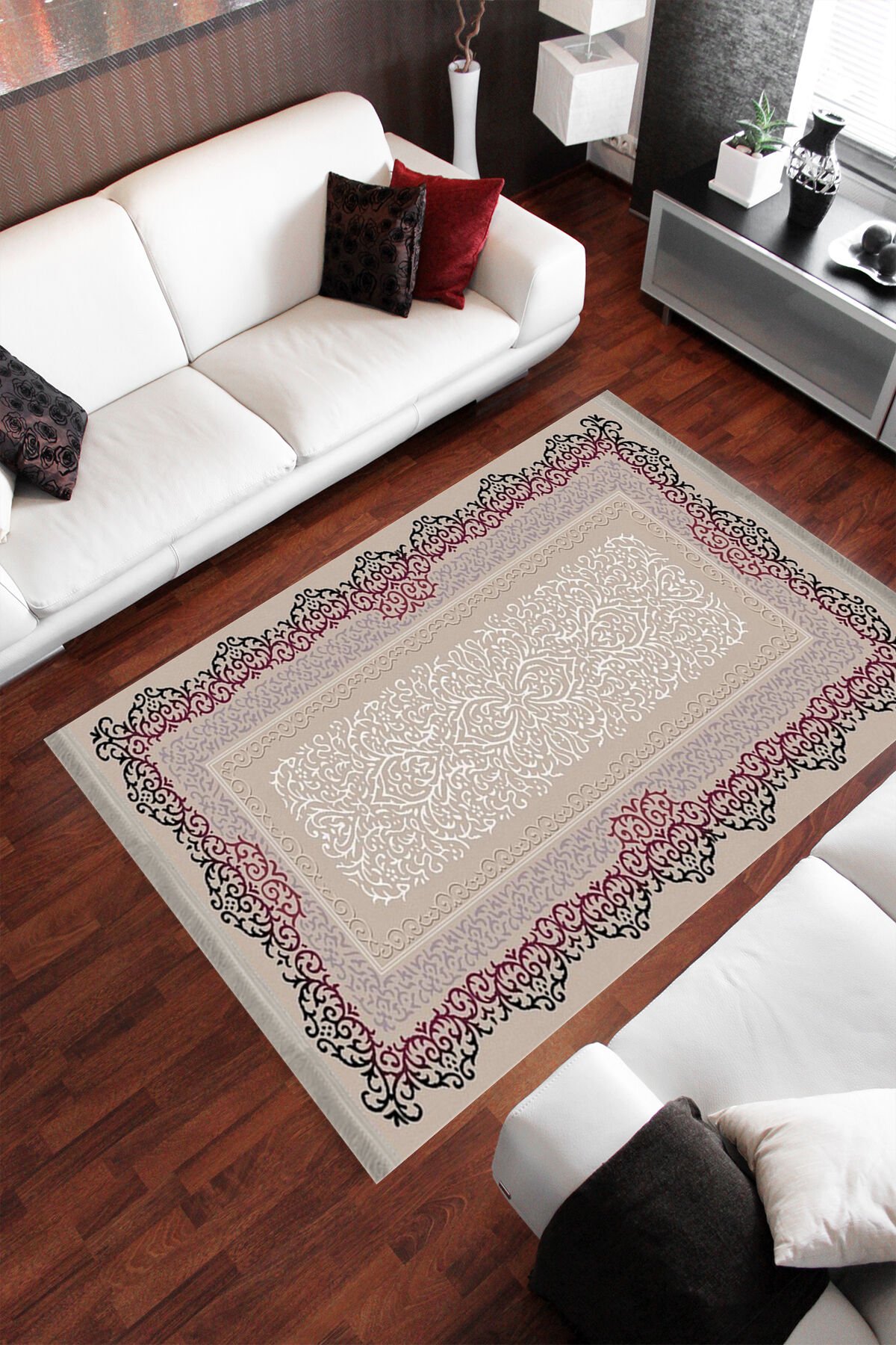 Homier Punto Quality Washable Non-Slip Base Carpet and Runner H-KS-3078D