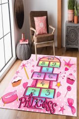 Homier Perlasoft Kalitesi Yıkanabilir Kaymaz Taban Halı Çocuk Odası H-CK-10149A