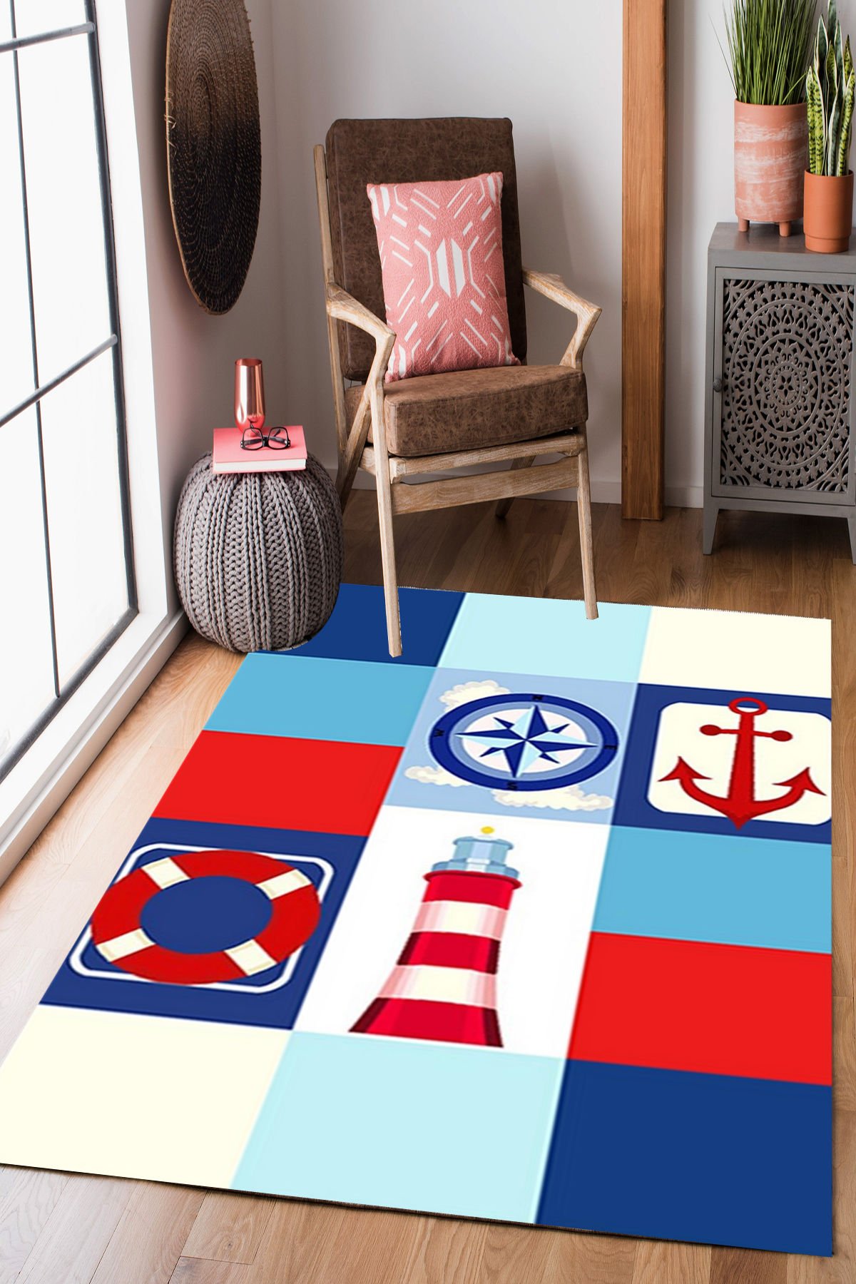 Homier Punto Quality Washable Non-Slip Base Carpet Children's Room H-CK-10048A