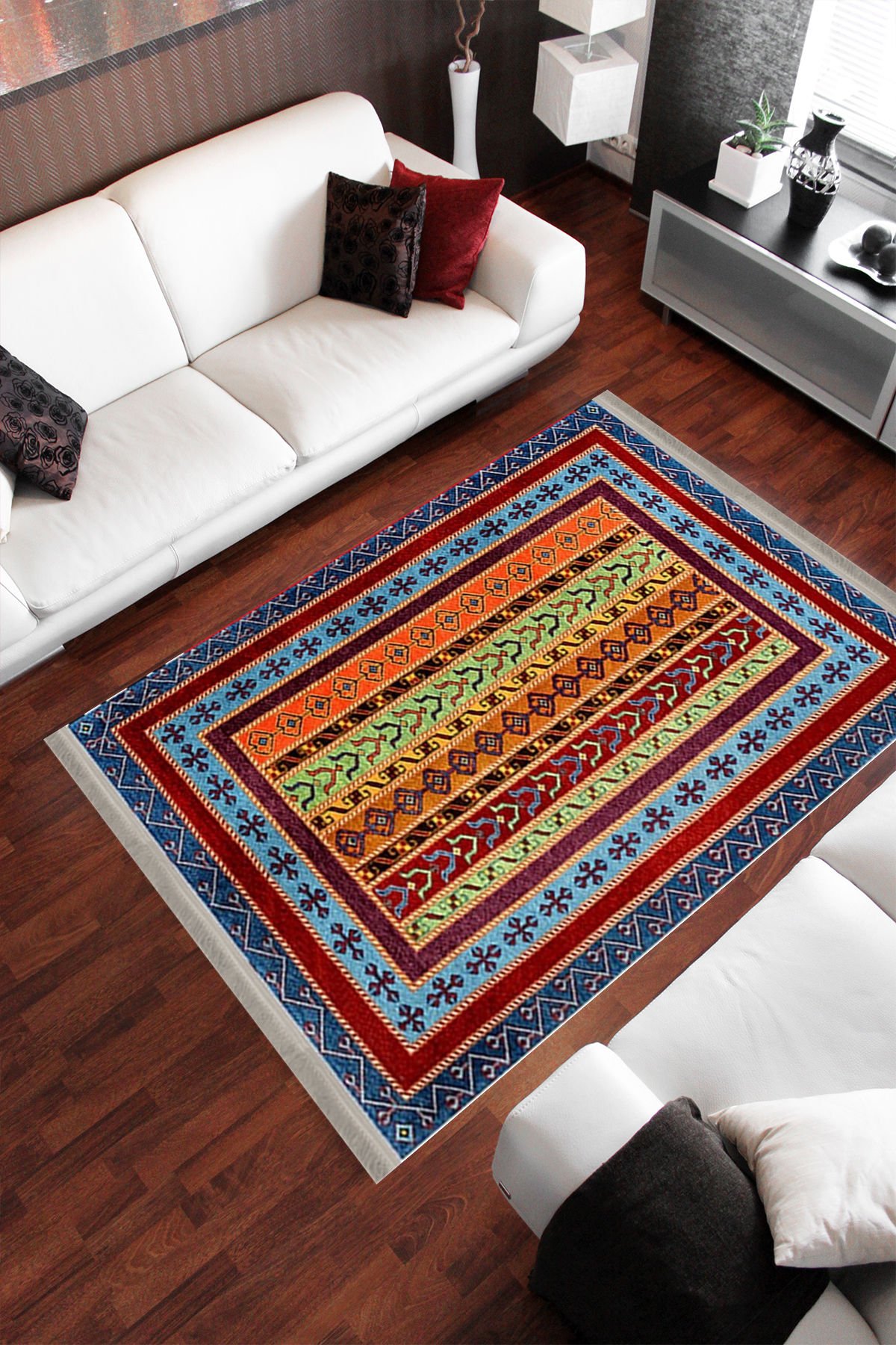 Homier Cotton Quality Washable Non-Slip Floor Rug and Floor Mat H-OT-4076A