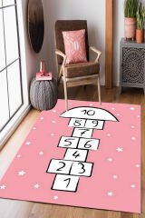 Homier Perlasoft Kalitesi Yıkanabilir Kaymaz Taban Halı Çocuk Odası H-CK-10156A
