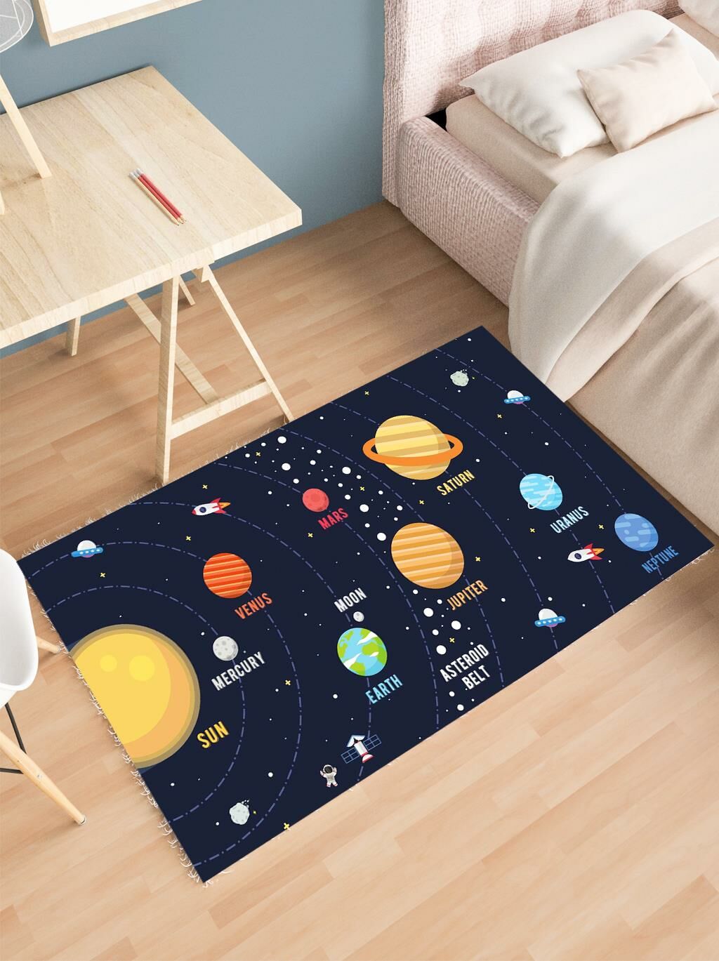 ENBE Economical Washable Non-Slip Base Carpet Children's Room E-CK-10150B