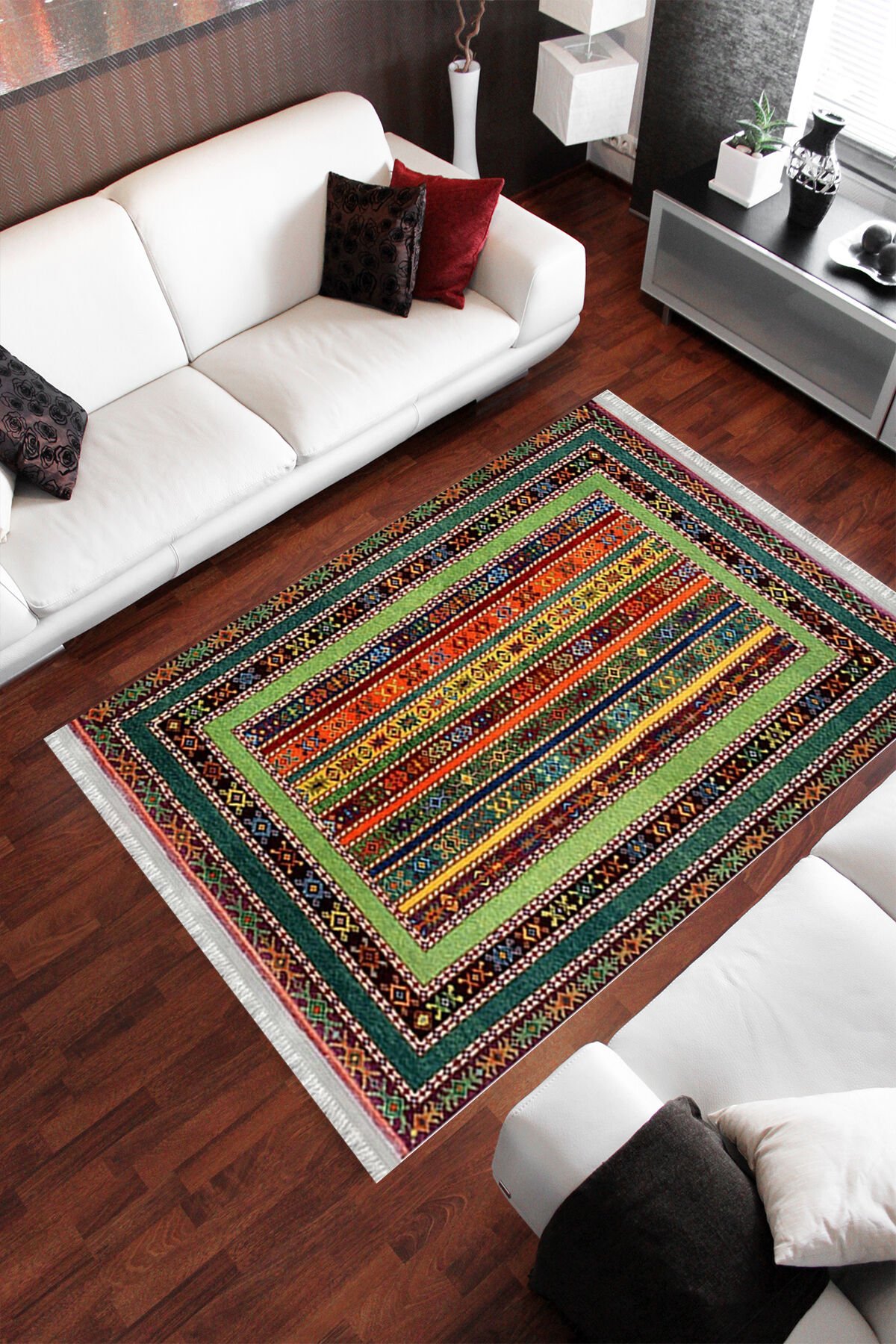 Homier Cotton Quality Washable Non-Slip Floor Rug and Floor Mat H-OT-4078A