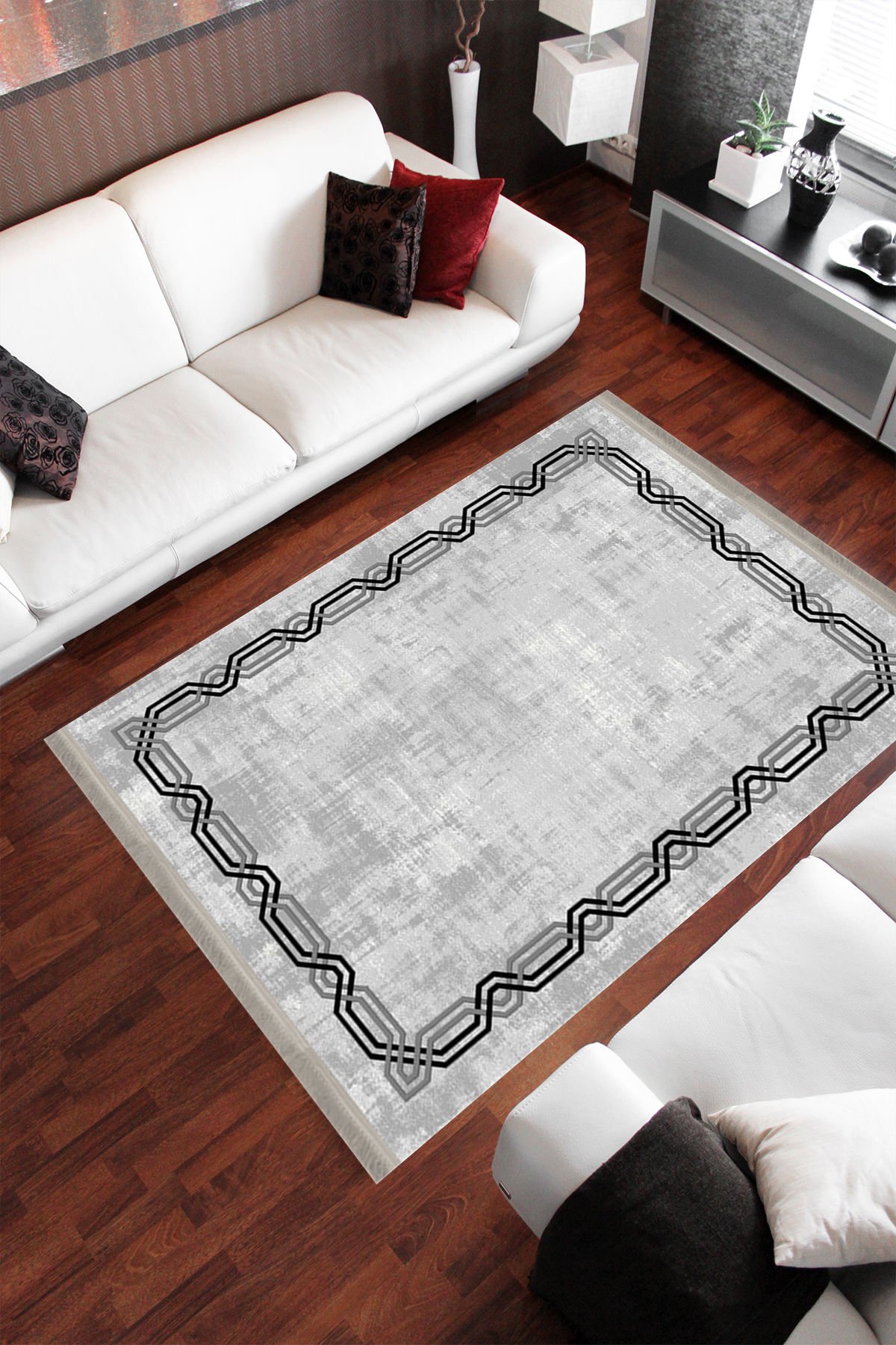 Homier Punto Quality Washable Non-Slip Base Carpet and Runner H-MD-0061B