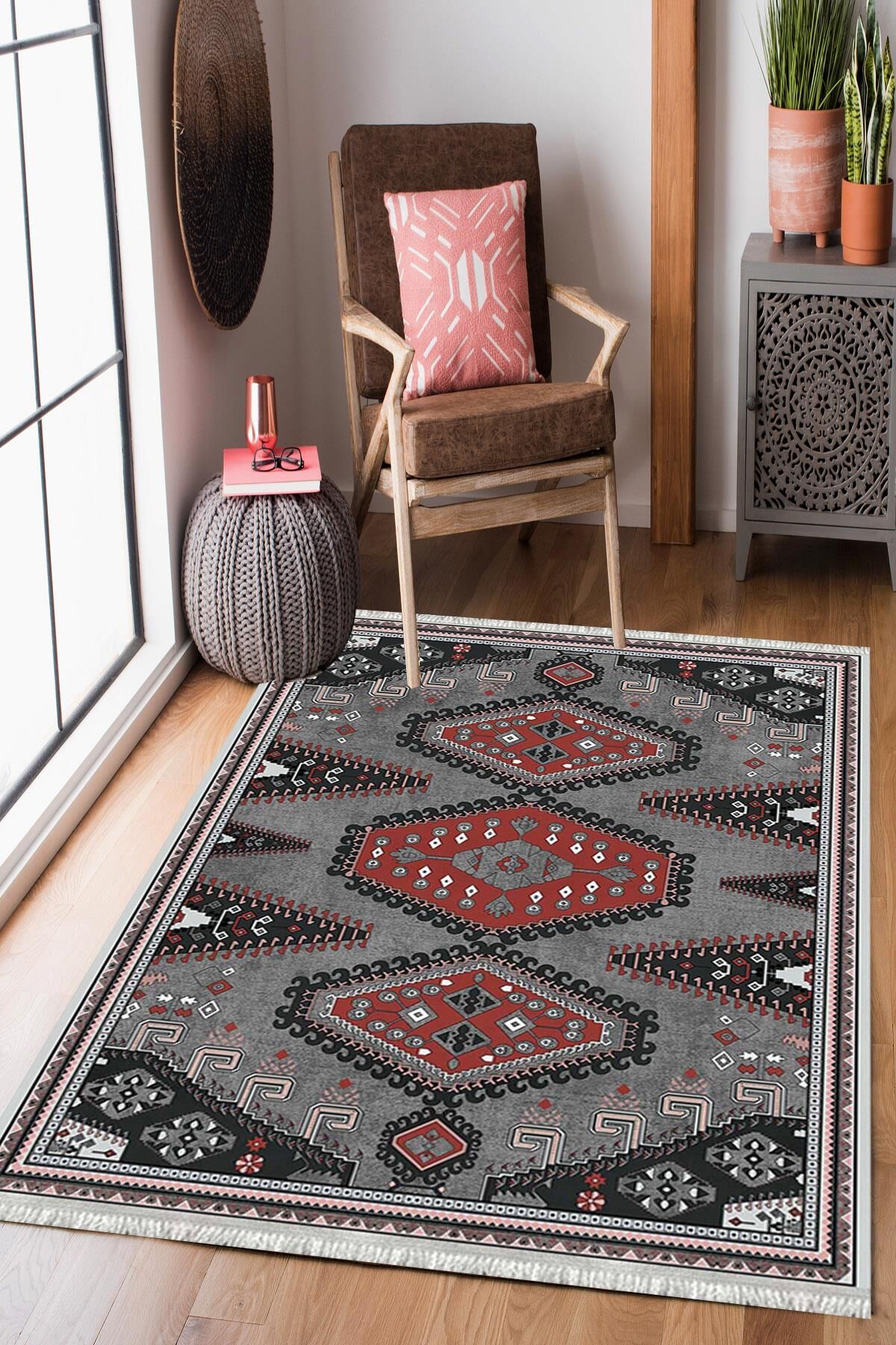 Homier Westa Quality Washable Non-Slip Floor Rug and Floor Mat H-OT-4259