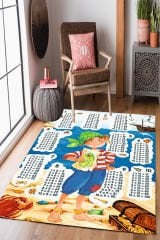 Homier Punto Kalitesi Yıkanabilir Kaymaz Taban Halı Çocuk Odası H-CK-10007A