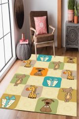 Homier Punto Quality Washable Non-Slip Base Carpet Children's Room H-CK-10082A