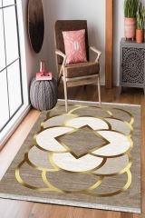 Homier Cotton Kalitesi Yıkanabilir Kaymaz Taban Kilim Ve Yolluk H-MD-0093A