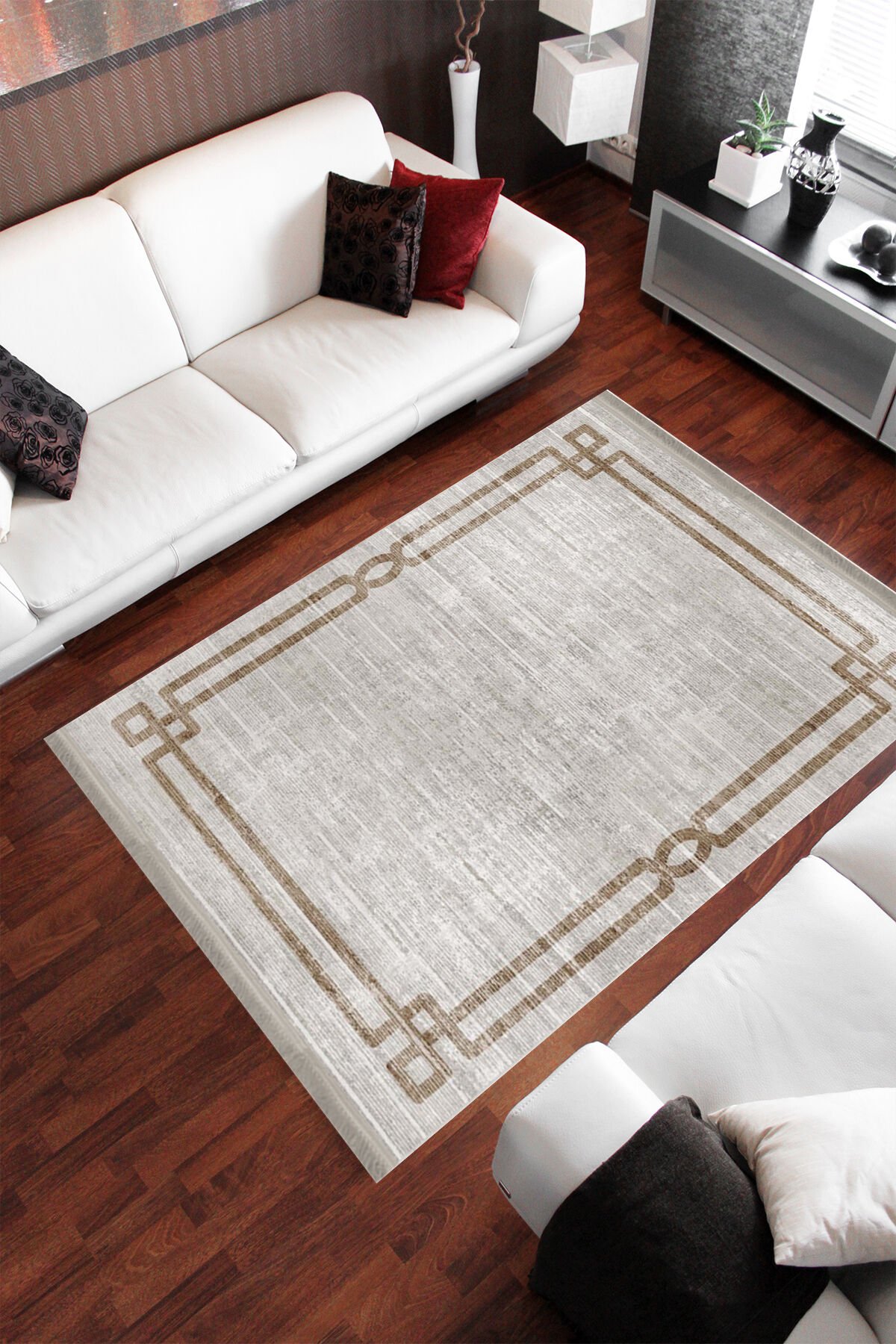 Homier Punto Quality Washable Non-Slip Base Carpet and Runner H-MD-0063D