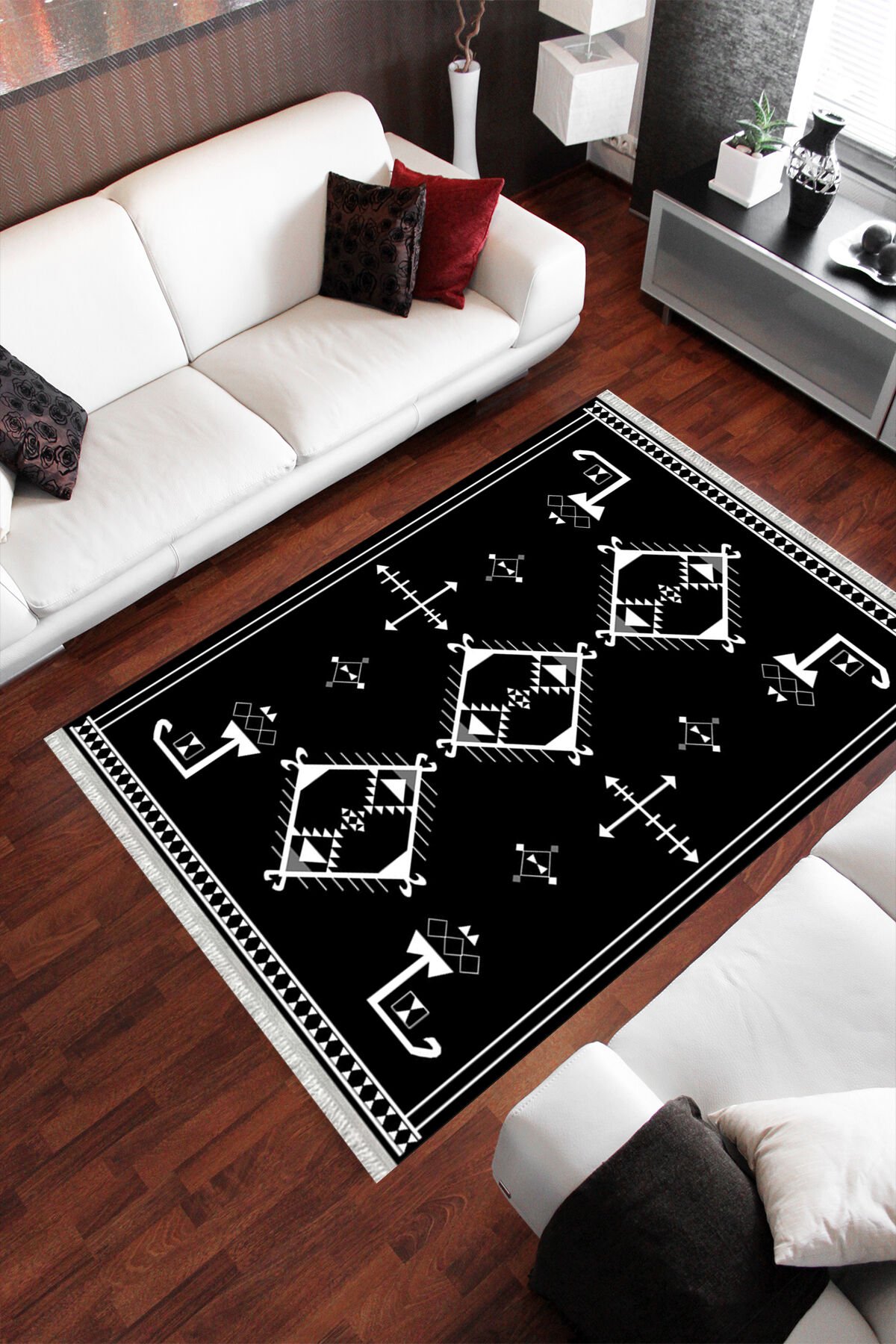 Homier Westa Kalitesi Yıkanabilir Kaymaz Taban Kilim Ve Yolluk H-OT-4121C