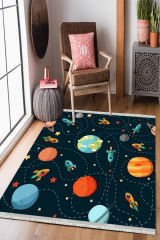 Homier Perlasoft Kalitesi Yıkanabilir Kaymaz Taban Halı Çocuk Odası H-CK-10056A
