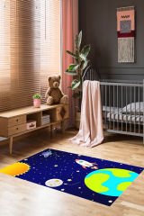 Homier Perlasoft Kalitesi Yıkanabilir Kaymaz Taban Halı Çocuk Odası H-CK-10056A