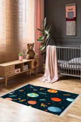 Homier Perlasoft Kalitesi Yıkanabilir Kaymaz Taban Halı Çocuk Odası H-CK-10056A