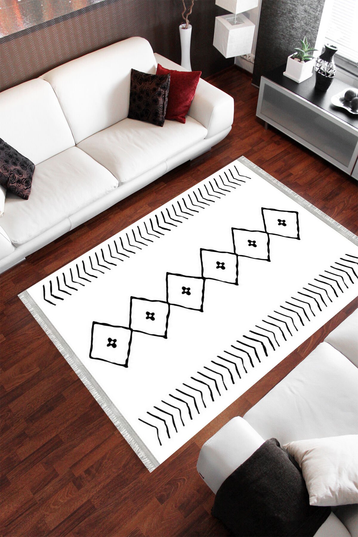 Homier Cotton Quality Washable Non-Slip Floor Rug and Floor Mat H-OT-4104A