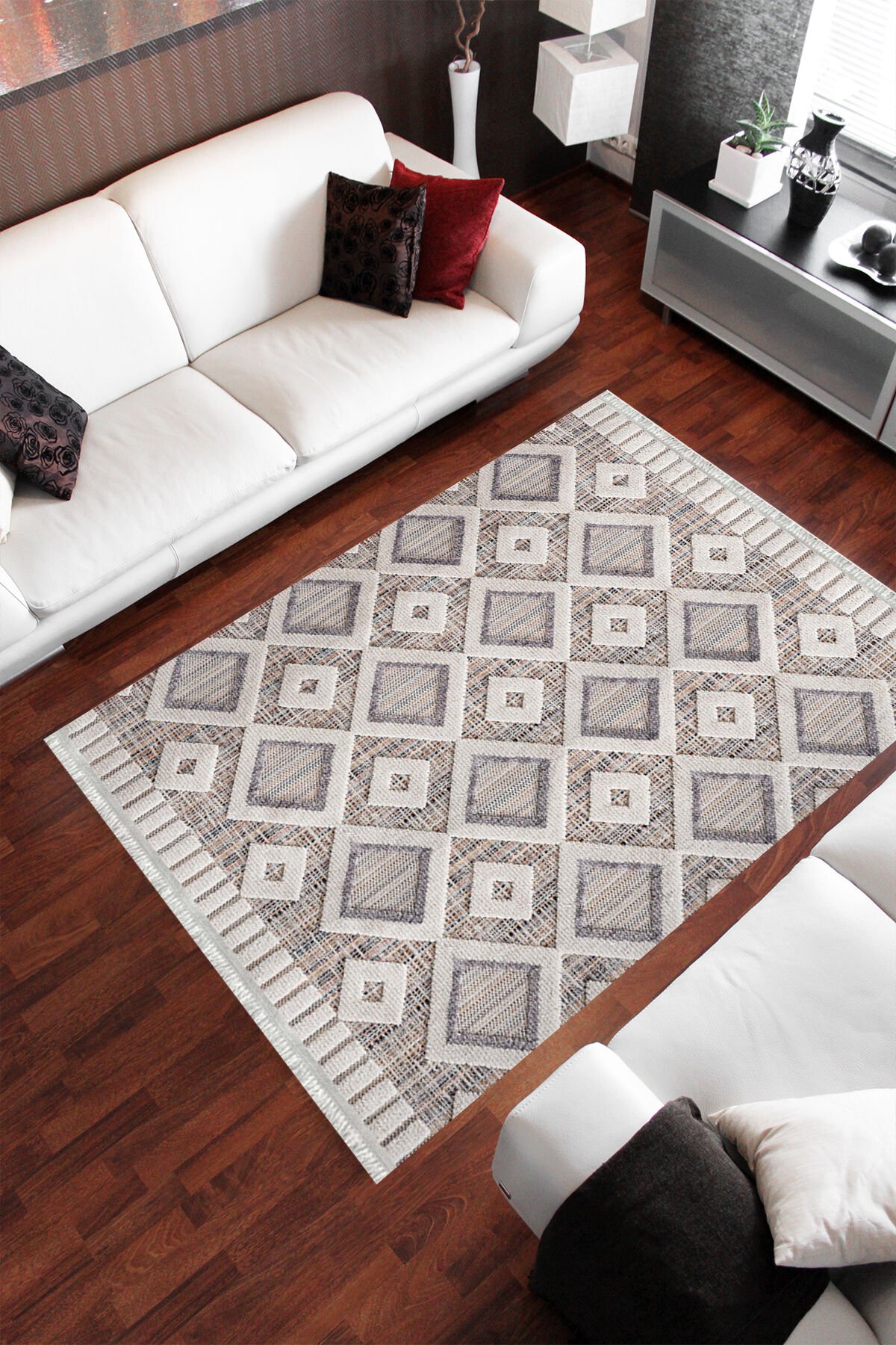 Homier Cotton Quality Washable Non-Slip Floor Rug And Floor Mat H-PW-8092A Multi Color - 120 x 300