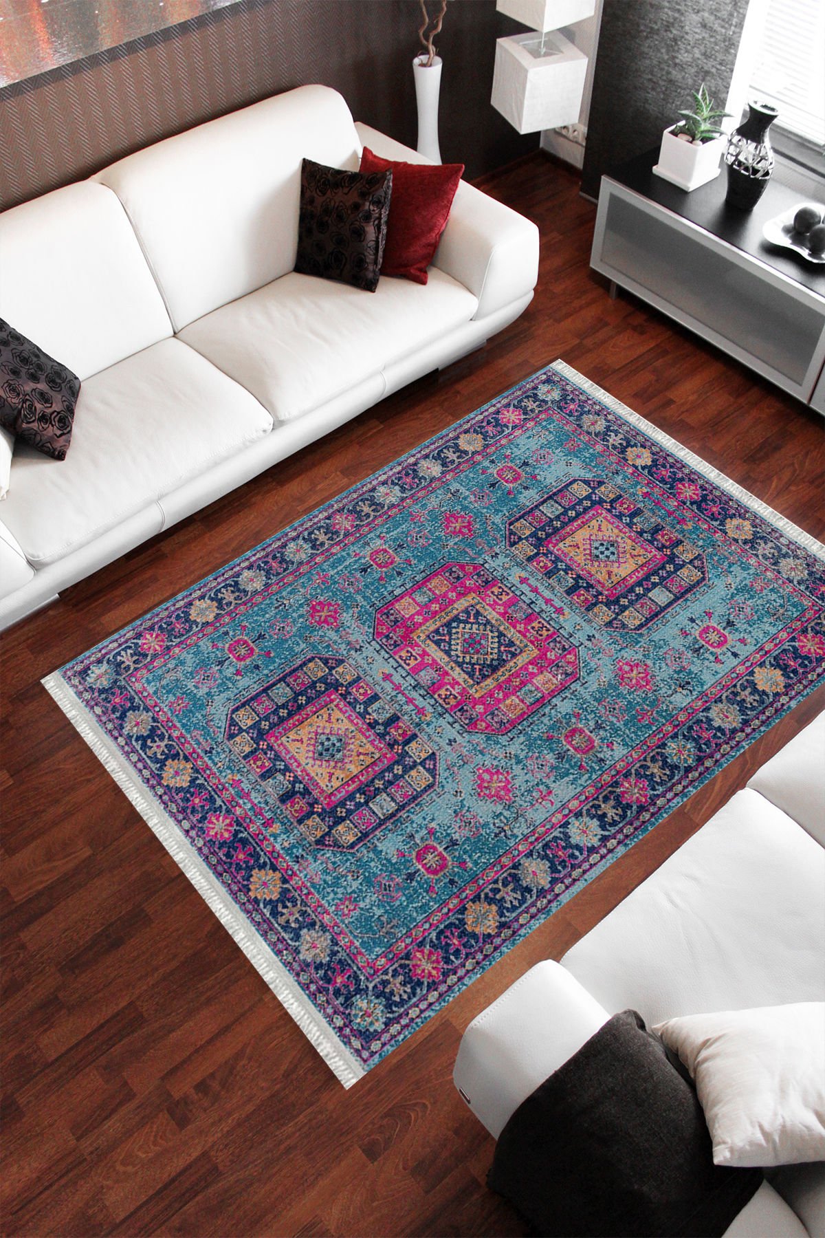 Homier Westa Quality Washable Non-Slip Floor Rug and Floor Mat H-OT-4137B