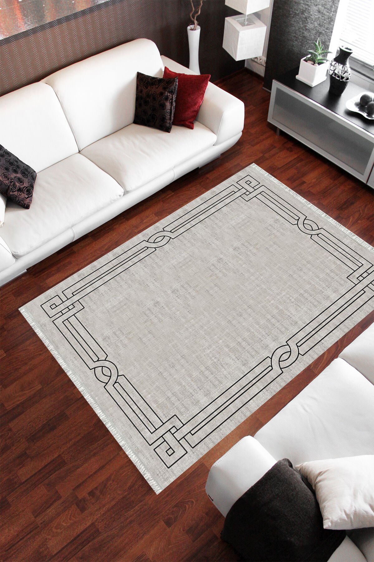 Homier Punto Quality Washable Non-Slip Base Carpet and Runner H-KS-3104A