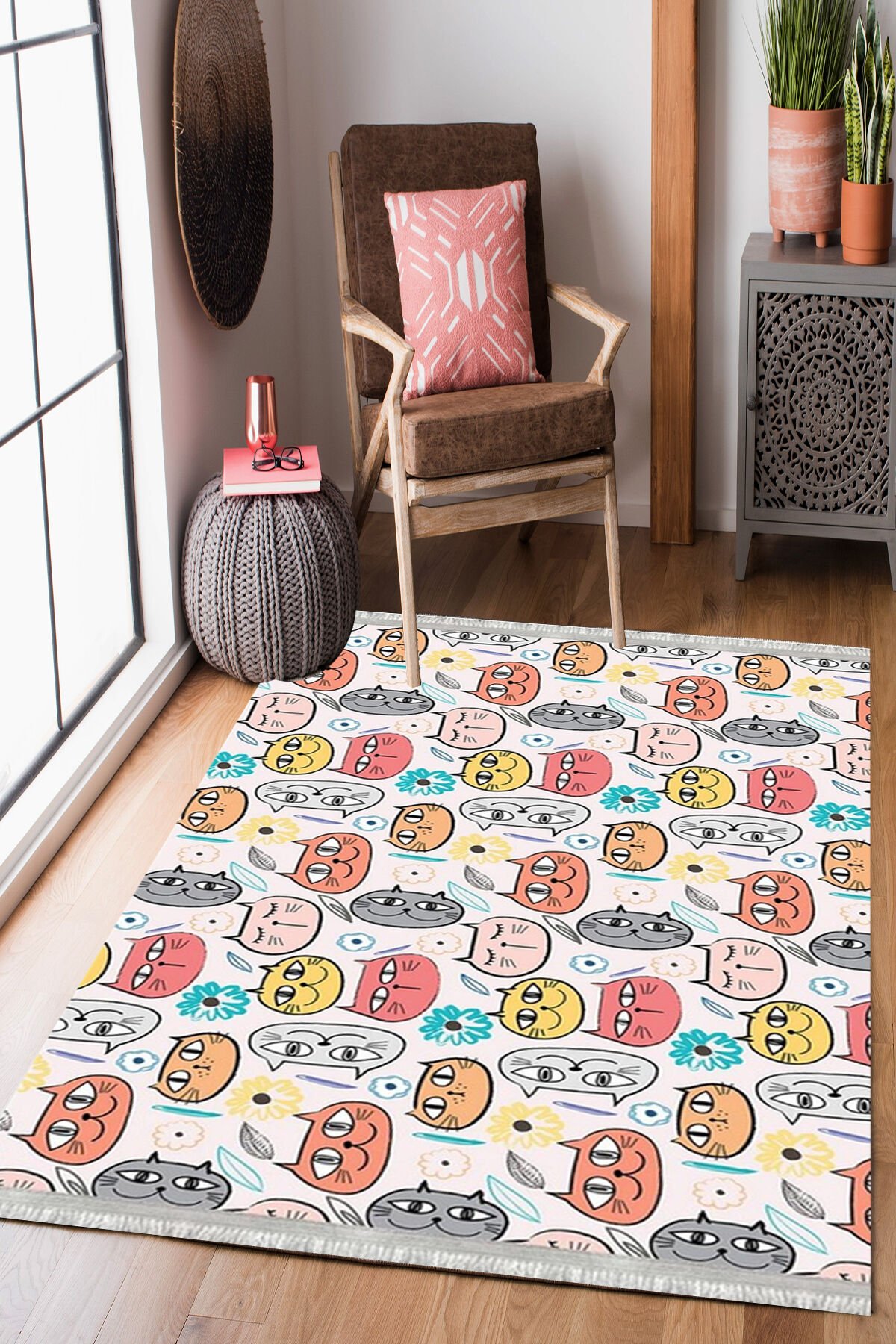 Homier Punto Quality Washable Non-Slip Base Carpet Children's Room H-CK-10100A